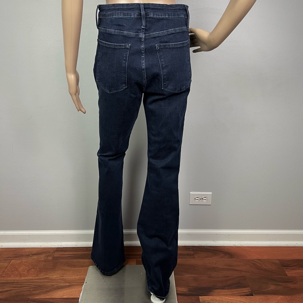 FRAME DARK WASH FLARE JEANS - Picture 8 of 10